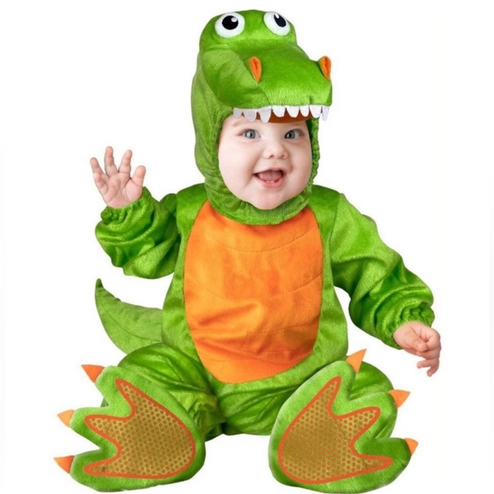 Baby T. Rex Costume Baby Size 12-18M Halloween Four Piece Set NWT